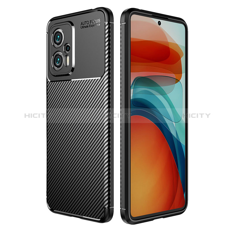 Silikon Hülle Handyhülle Gummi Schutzhülle Flexible Tasche Köper für Xiaomi Redmi Note 11T Pro 5G Schwarz