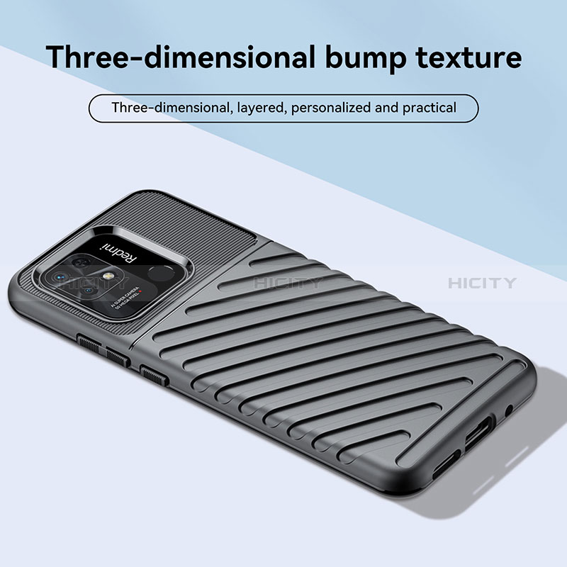 Silikon Hülle Handyhülle Gummi Schutzhülle Flexible Tasche Köper MF1 für Xiaomi Redmi 10 Power groß