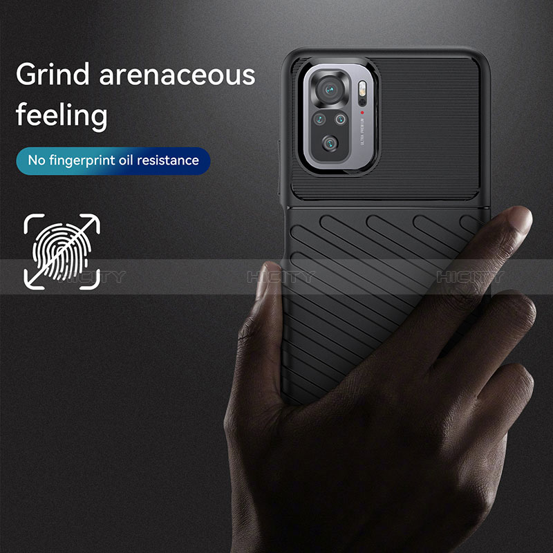 Silikon Hülle Handyhülle Gummi Schutzhülle Flexible Tasche Köper MF1 für Xiaomi Redmi Note 10S 4G