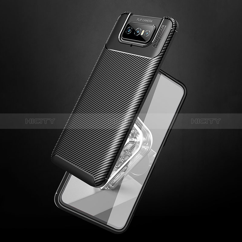 Silikon Hülle Handyhülle Gummi Schutzhülle Flexible Tasche Köper S01 für Asus Zenfone 7 ZS670KS groß