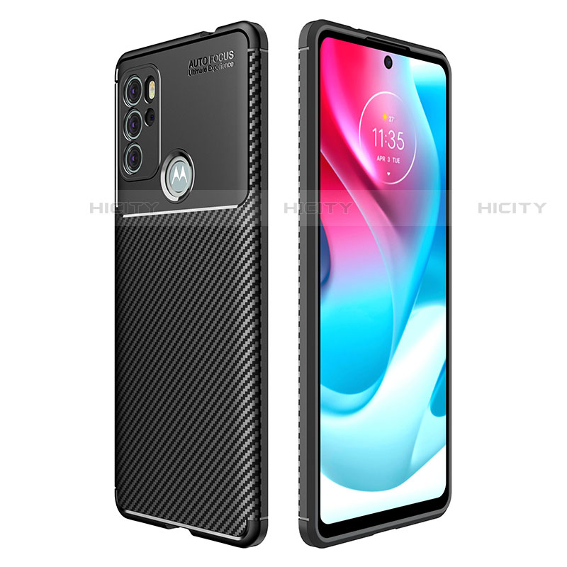 Silikon Hülle Handyhülle Gummi Schutzhülle Flexible Tasche Köper S01 für Motorola Moto G60s