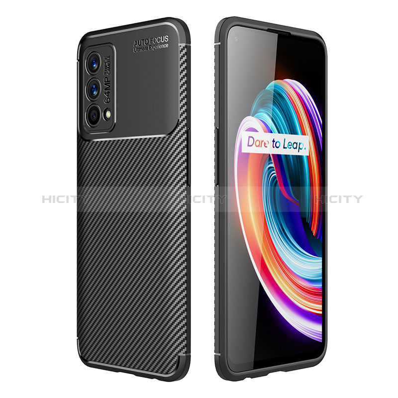 Silikon Hülle Handyhülle Gummi Schutzhülle Flexible Tasche Köper S01 für Realme GT Master 5G Schwarz