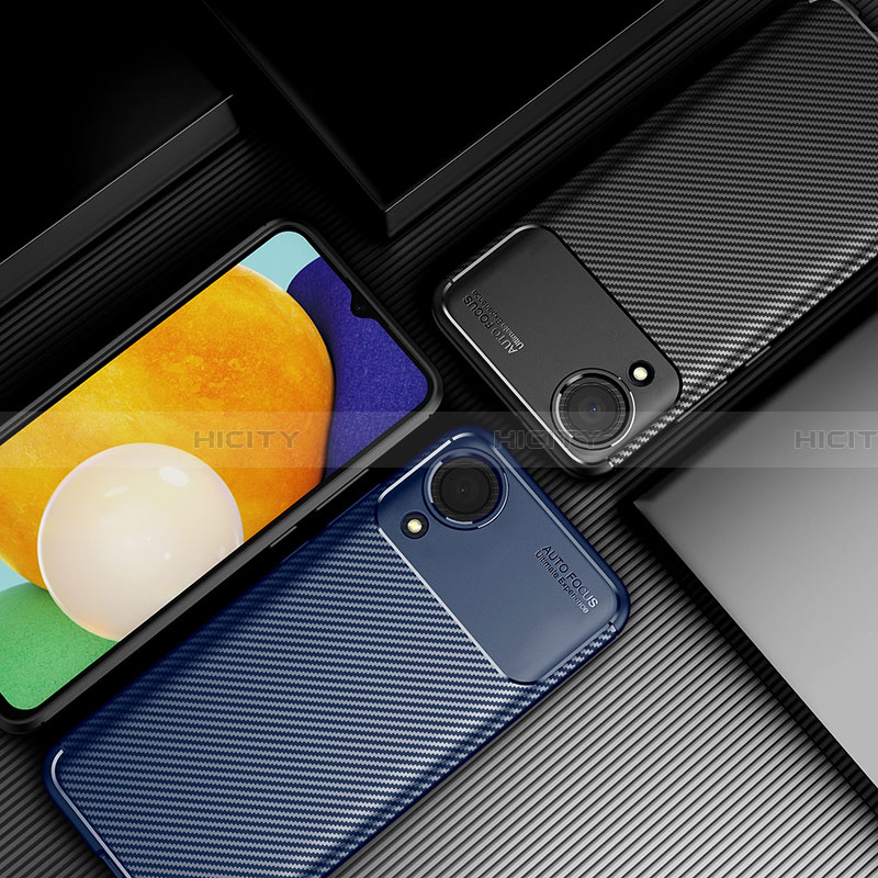 Silikon Hülle Handyhülle Gummi Schutzhülle Flexible Tasche Köper S01 für Samsung Galaxy A03 Core