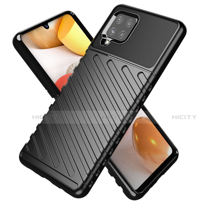 Silikon Hülle Handyhülle Gummi Schutzhülle Flexible Tasche Köper S01 für Samsung Galaxy A42 5G