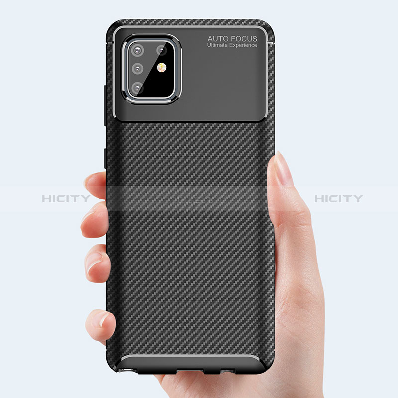 Silikon Hülle Handyhülle Gummi Schutzhülle Flexible Tasche Köper WL1 für Samsung Galaxy Note 10 Lite groß