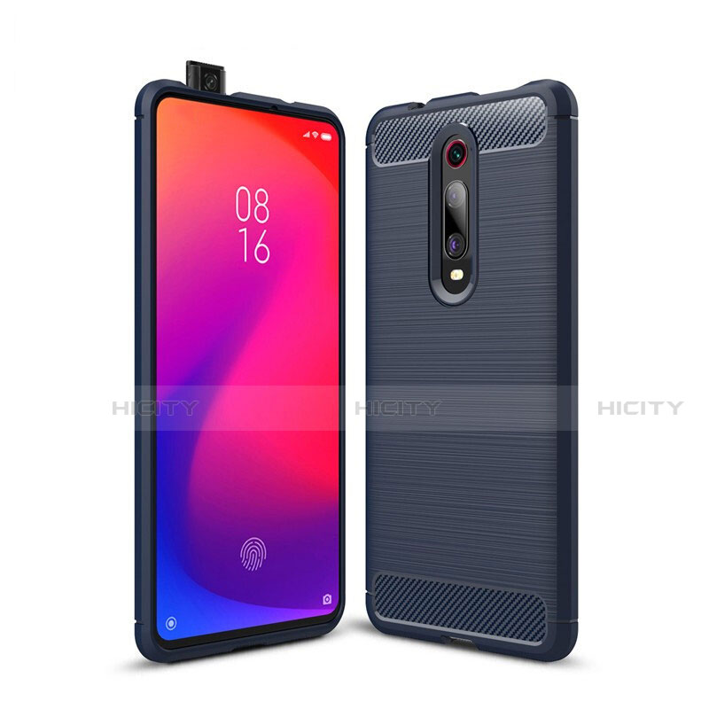 Silikon Hülle Handyhülle Gummi Schutzhülle Flexible Tasche Line C01 für Xiaomi Mi 9T Pro