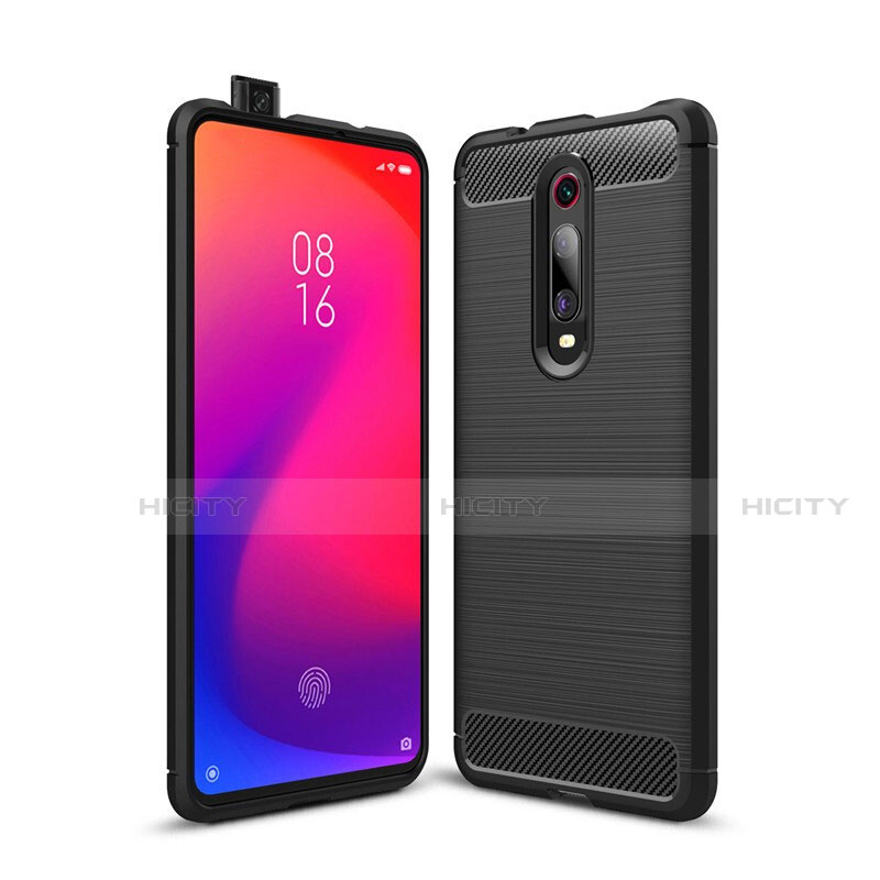 Silikon Hülle Handyhülle Gummi Schutzhülle Flexible Tasche Line C01 für Xiaomi Mi 9T Pro