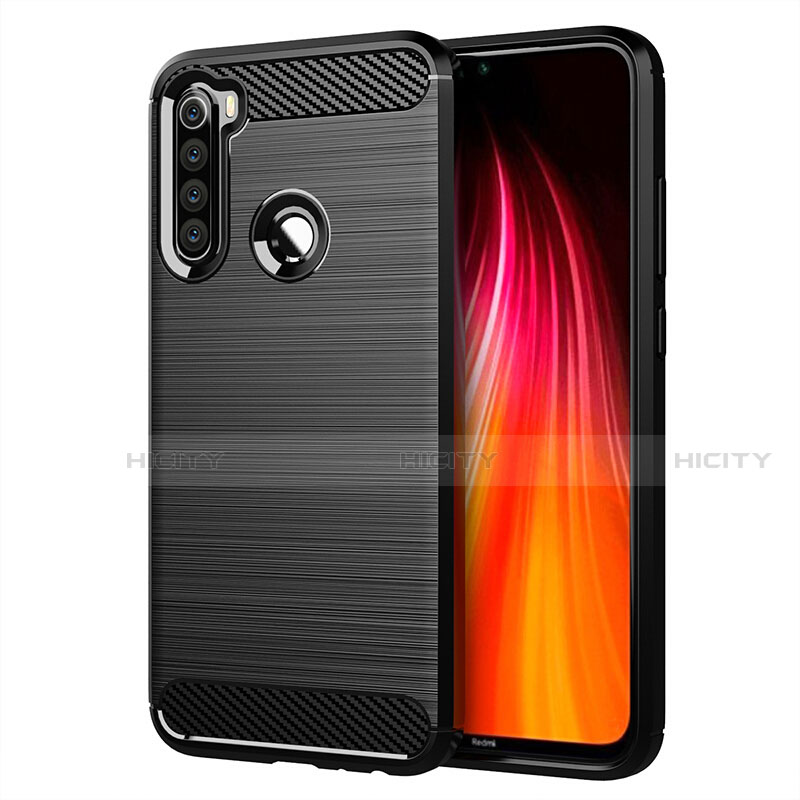 Silikon Hülle Handyhülle Gummi Schutzhülle Flexible Tasche Line C01 für Xiaomi Redmi Note 8