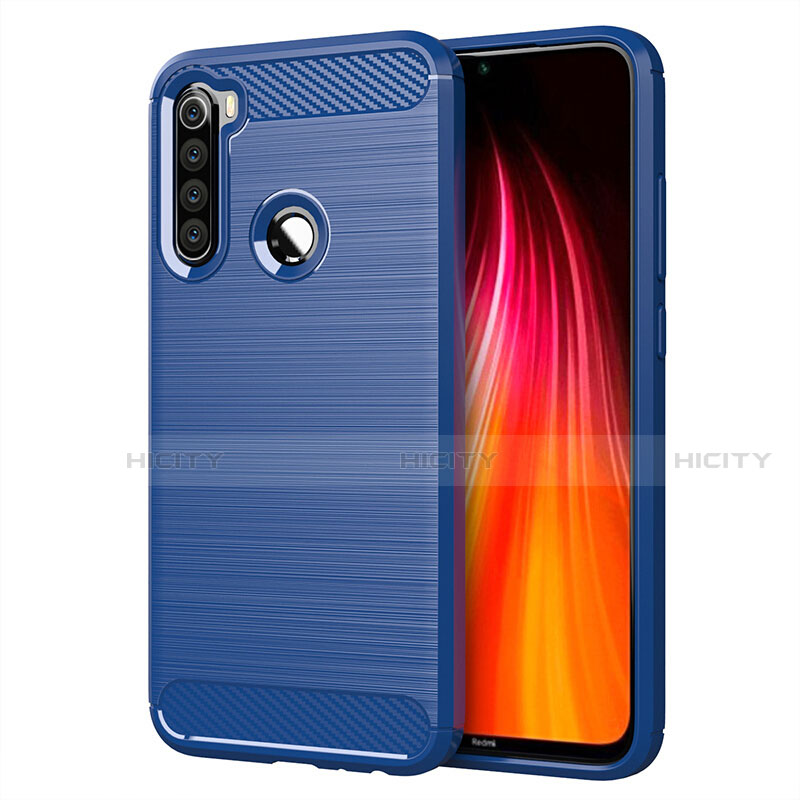 Silikon Hülle Handyhülle Gummi Schutzhülle Flexible Tasche Line C01 für Xiaomi Redmi Note 8 (2021)