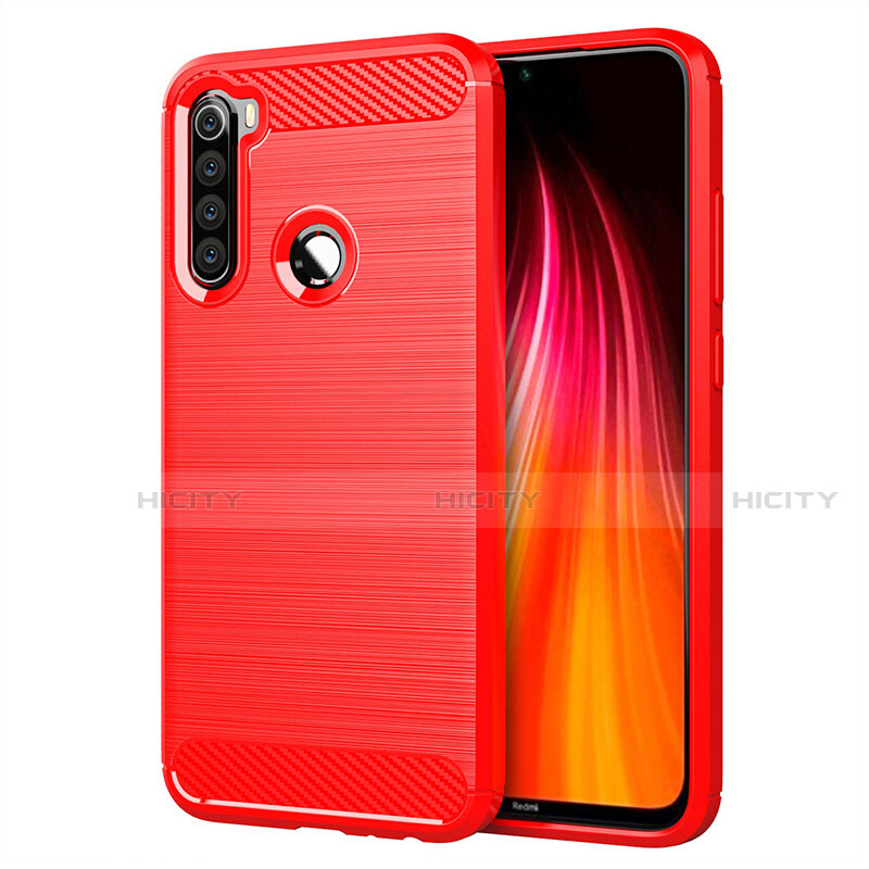 Silikon Hülle Handyhülle Gummi Schutzhülle Flexible Tasche Line C01 für Xiaomi Redmi Note 8