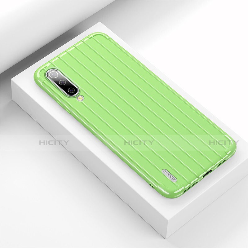 Silikon Hülle Handyhülle Gummi Schutzhülle Flexible Tasche Line C03 für Xiaomi Mi A3 groß