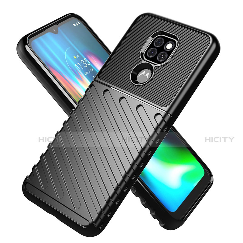 Silikon Hülle Handyhülle Gummi Schutzhülle Flexible Tasche Line für Motorola Moto G9 Play