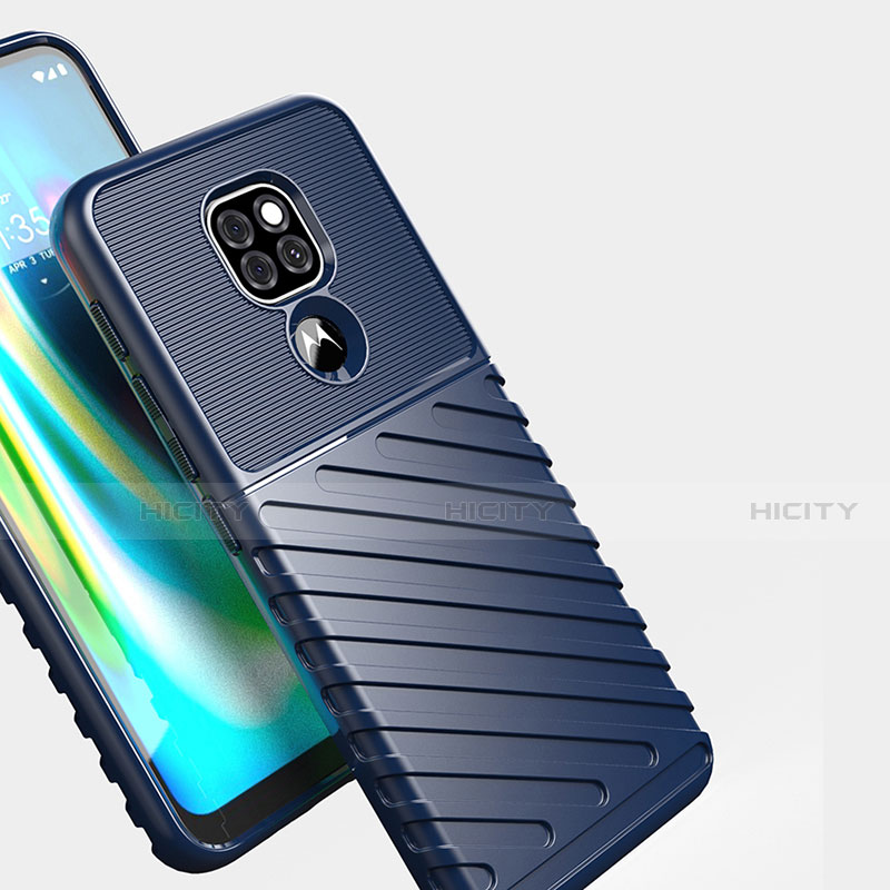 Silikon Hülle Handyhülle Gummi Schutzhülle Flexible Tasche Line für Motorola Moto G9 Play