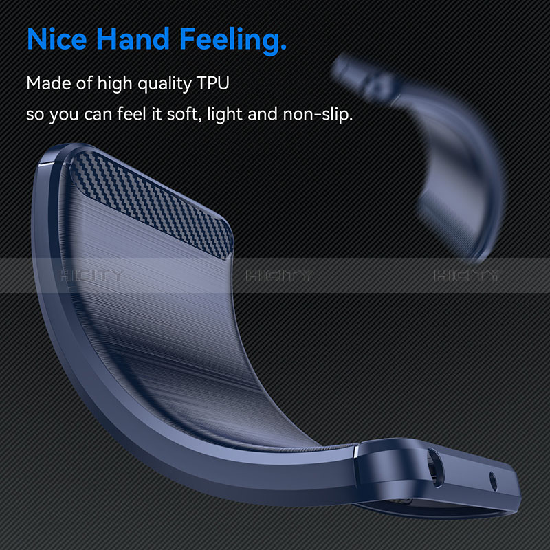 Silikon Hülle Handyhülle Gummi Schutzhülle Flexible Tasche Line für Realme 11 4G groß