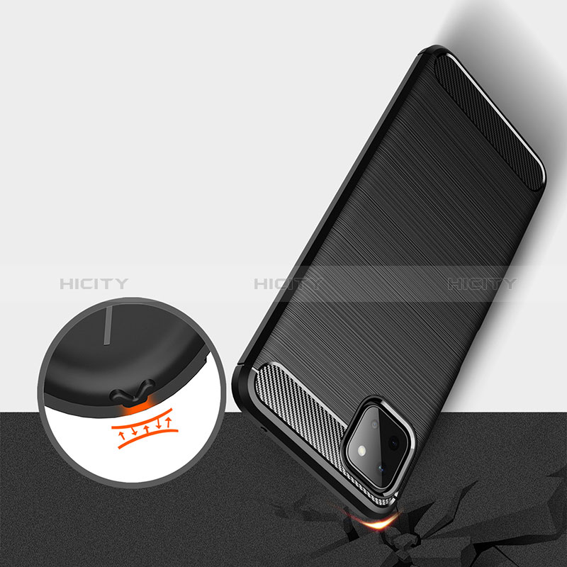 Silikon Hülle Handyhülle Gummi Schutzhülle Flexible Tasche Line für Samsung Galaxy A22s 5G