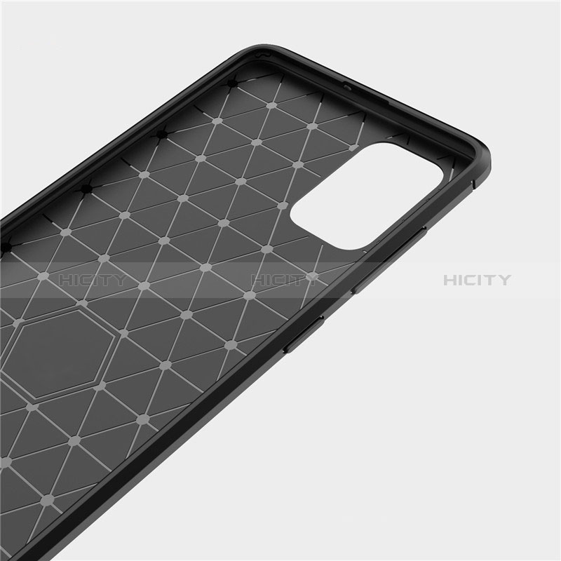 Silikon Hülle Handyhülle Gummi Schutzhülle Flexible Tasche Line für Samsung Galaxy A71 4G A715 groß