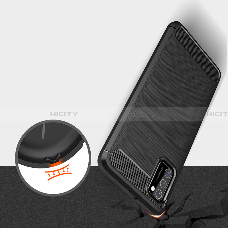 Silikon Hülle Handyhülle Gummi Schutzhülle Flexible Tasche Line für Samsung Galaxy F02S SM-E025F