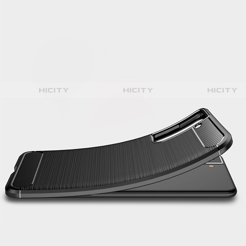 Silikon Hülle Handyhülle Gummi Schutzhülle Flexible Tasche Line für Samsung Galaxy S21 5G