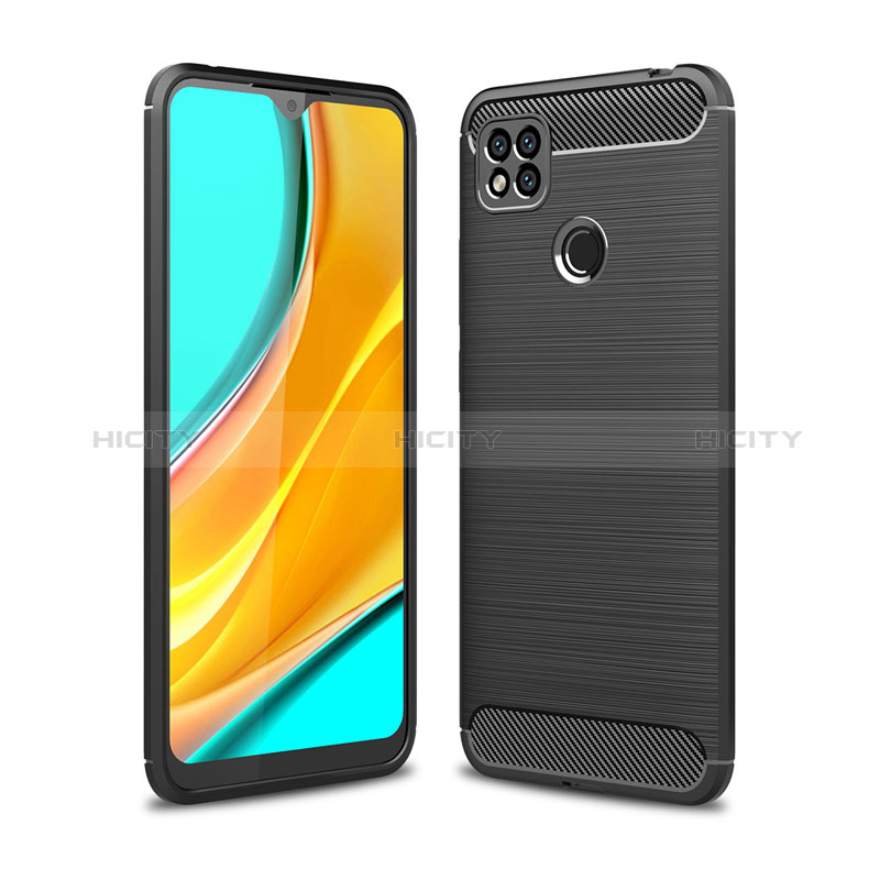 Silikon Hülle Handyhülle Gummi Schutzhülle Flexible Tasche Line für Xiaomi Redmi 9 Activ