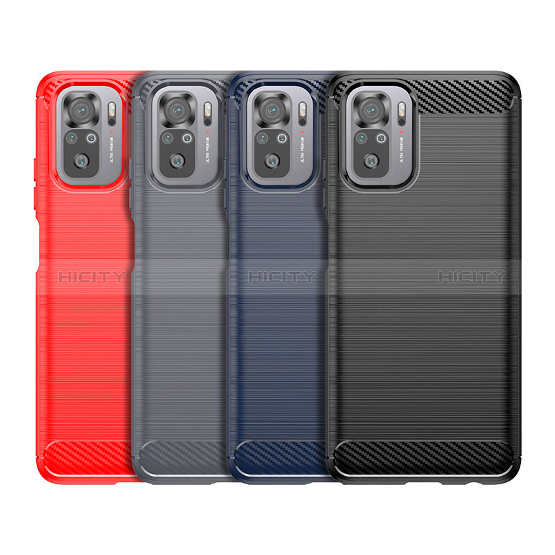 Silikon Hülle Handyhülle Gummi Schutzhülle Flexible Tasche Line MF1 für Xiaomi Poco M5S