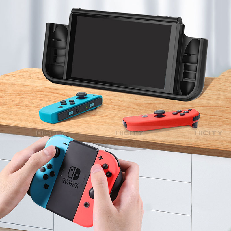 Silikon Hülle Handyhülle Gummi Schutzhülle Flexible Tasche Line S01 für Nintendo Switch groß