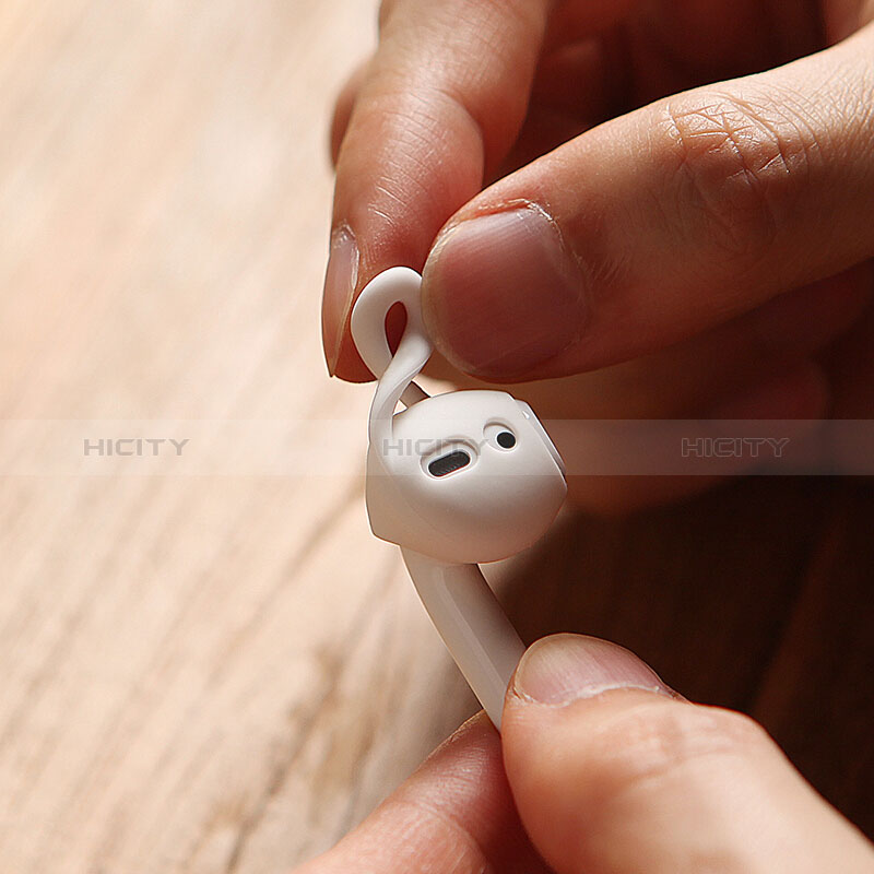 Silikon Hülle Handyhülle Gummi Schutzhülle für Apple AirPods Weiß