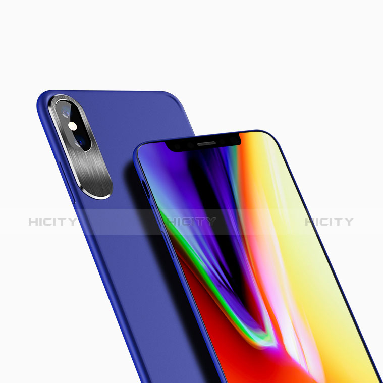 Silikon Hülle Handyhülle Gummi Schutzhülle für Apple iPhone Xs Max Blau