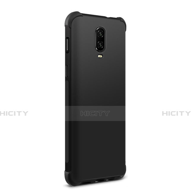 Silikon Hülle Handyhülle Gummi Schutzhülle für OnePlus 6T Schwarz