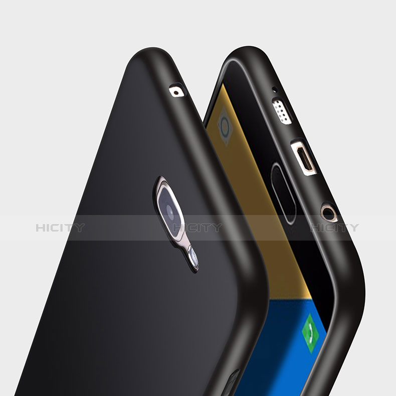 Silikon Hülle Handyhülle Gummi Schutzhülle für Samsung Galaxy A9 (2016) A9000 Schwarz