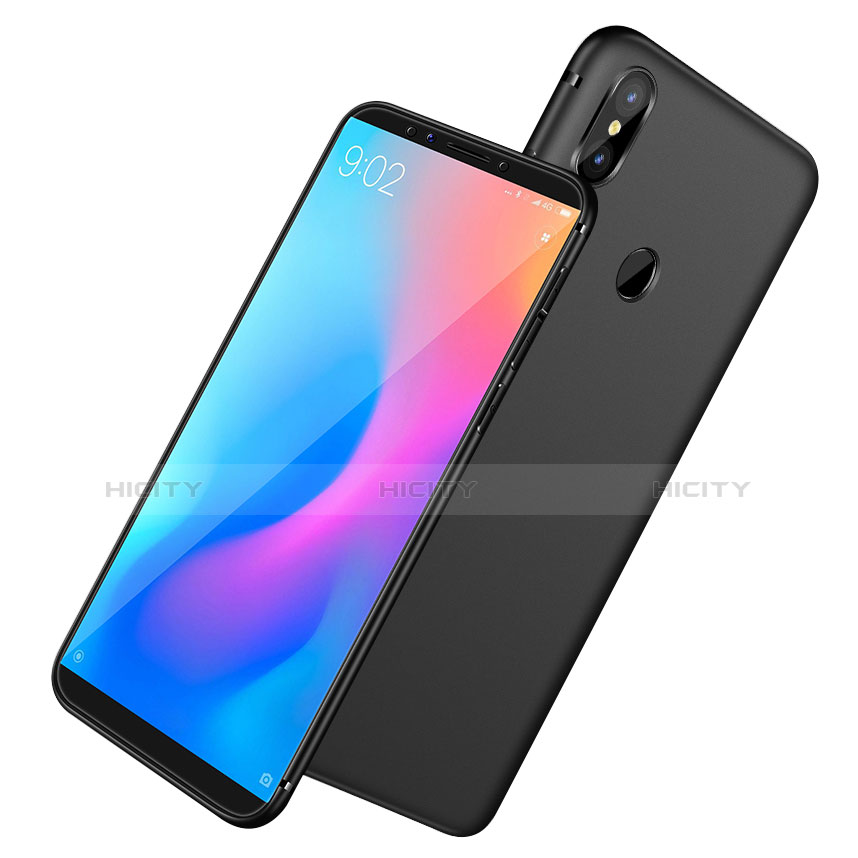 Silikon Hülle Handyhülle Gummi Schutzhülle für Xiaomi Mi 6X Schwarz