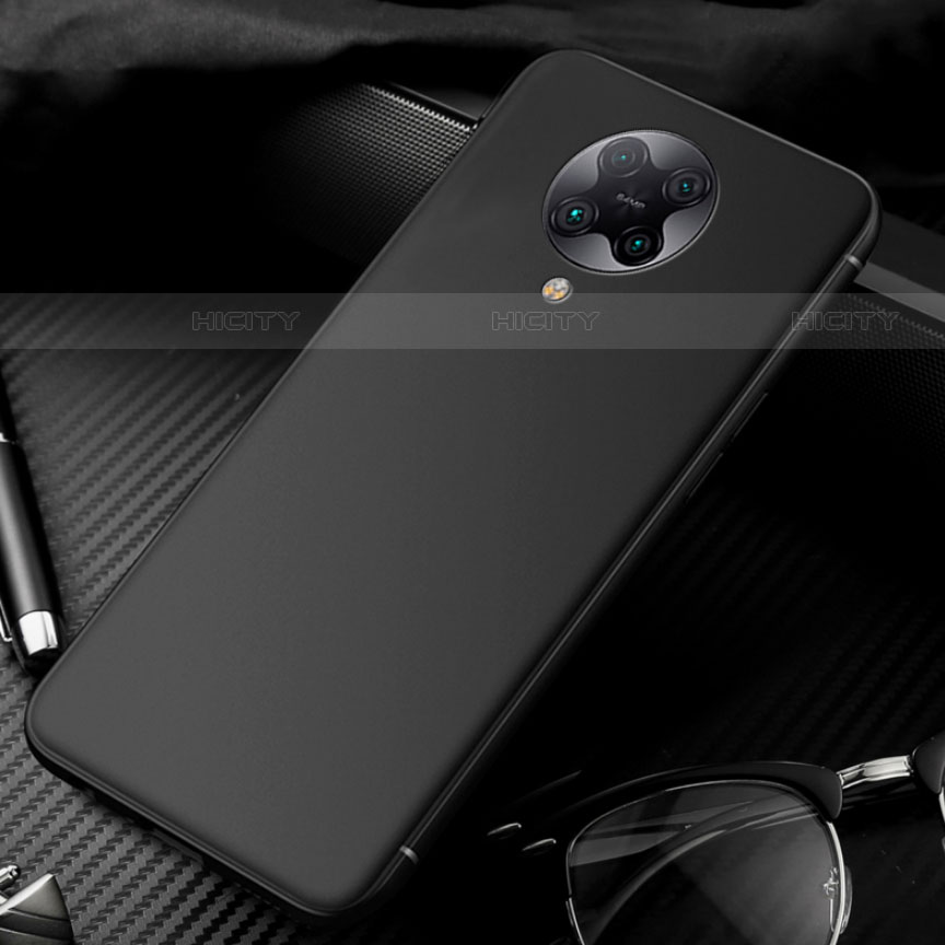 Silikon Hülle Handyhülle Gummi Schutzhülle für Xiaomi Poco F2 Pro Schwarz