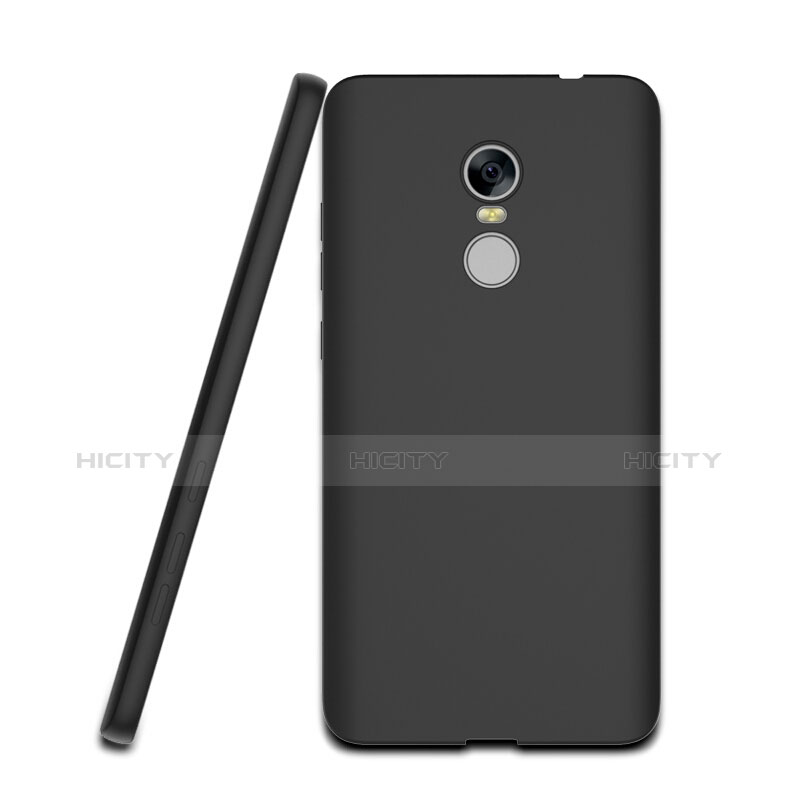 Silikon Hülle Handyhülle Gummi Schutzhülle für Xiaomi Redmi Note 4 Schwarz