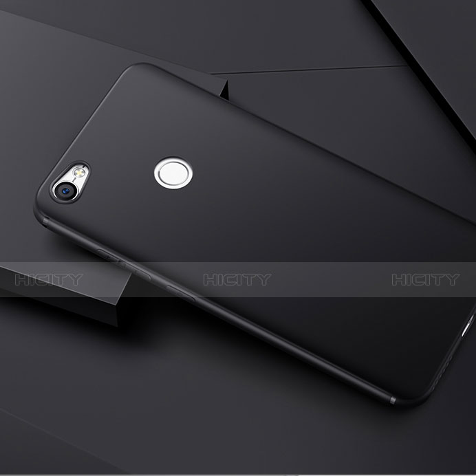 Silikon Hülle Handyhülle Gummi Schutzhülle für Xiaomi Redmi Note 5A High Edition Schwarz