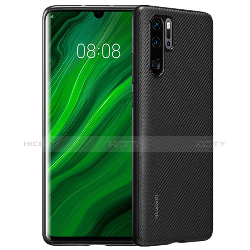 Silikon Hülle Handyhülle Gummi Schutzhülle Köper B02 für Huawei P30 Pro New Edition Schwarz