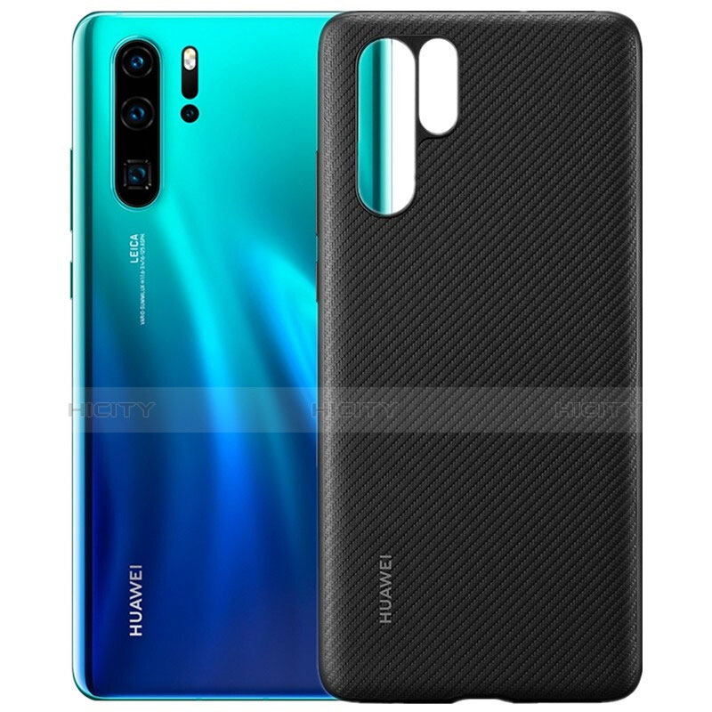 Silikon Hülle Handyhülle Gummi Schutzhülle Köper B02 für Huawei P30 Pro New Edition Schwarz