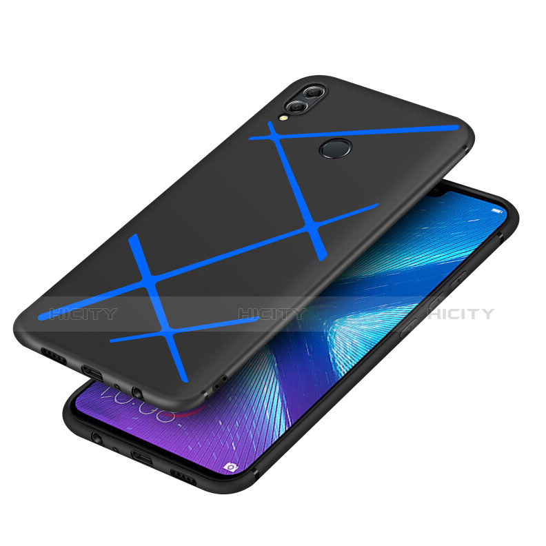 Silikon Hülle Handyhülle Gummi Schutzhülle Köper für Huawei Honor 8X Blau