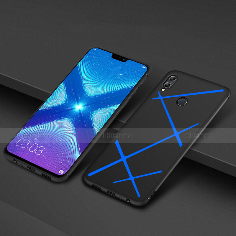 Silikon Hülle Handyhülle Gummi Schutzhülle Köper für Huawei Honor 8X Blau