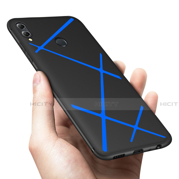 Silikon Hülle Handyhülle Gummi Schutzhülle Köper für Huawei Honor View 10 Lite Blau groß