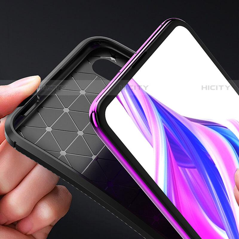 Silikon Hülle Handyhülle Gummi Schutzhülle Köper für Huawei P Smart Pro (2019) Schwarz