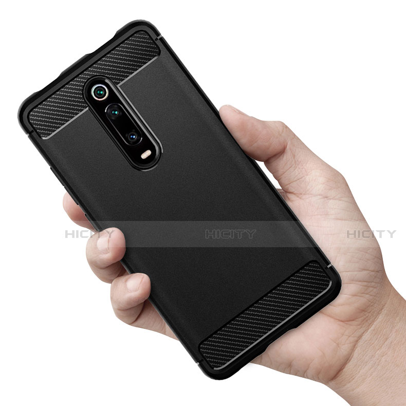 Silikon Hülle Handyhülle Gummi Schutzhülle Köper für Xiaomi Mi 9T Pro Schwarz