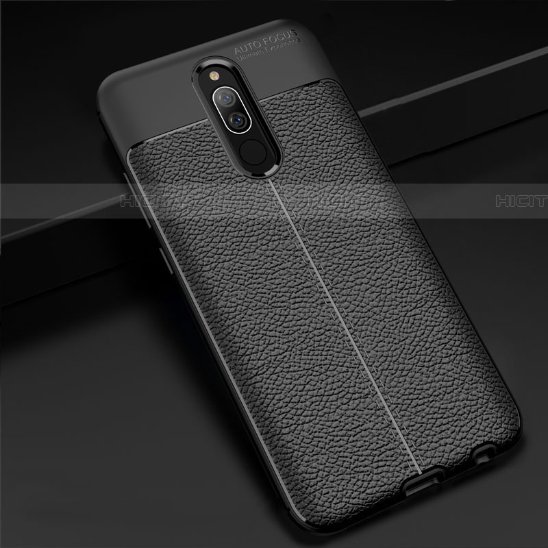 Silikon Hülle Handyhülle Gummi Schutzhülle Leder für Xiaomi Redmi 8 Schwarz