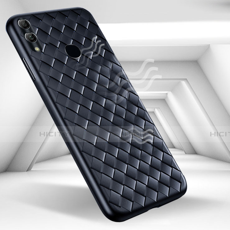 Silikon Hülle Handyhülle Gummi Schutzhülle Leder Tasche für Huawei Honor V10 Lite groß