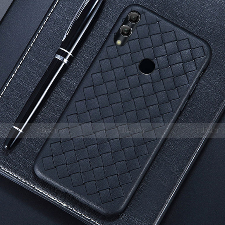 Silikon Hülle Handyhülle Gummi Schutzhülle Leder Tasche für Huawei Honor View 10 Lite Schwarz