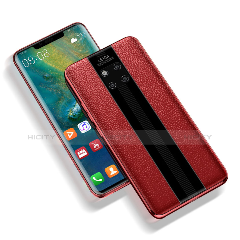 Silikon Hülle Handyhülle Gummi Schutzhülle Leder Tasche für Huawei Mate 20 RS