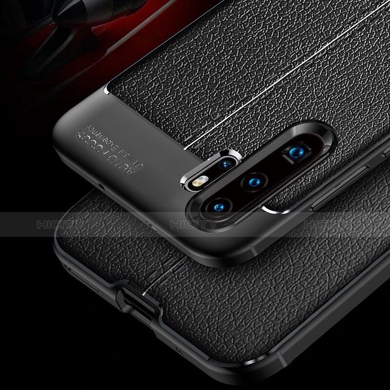 Silikon Hülle Handyhülle Gummi Schutzhülle Leder Tasche für Huawei P30 Pro New Edition groß