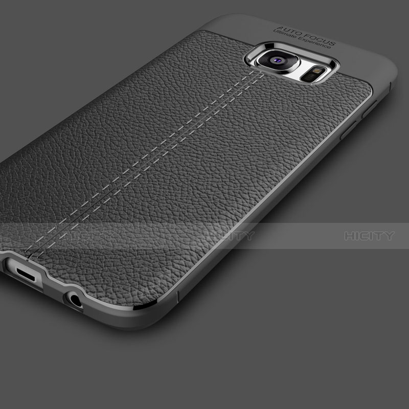 Silikon Hülle Handyhülle Gummi Schutzhülle Leder Tasche für Samsung Galaxy S7 Edge G935F groß