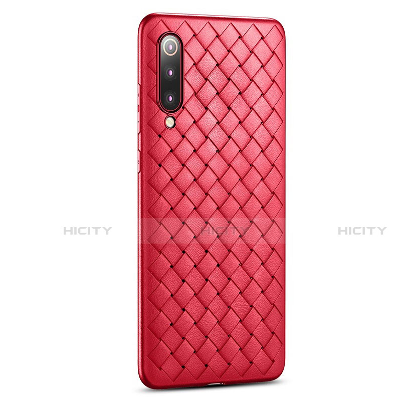 Silikon Hülle Handyhülle Gummi Schutzhülle Leder Tasche für Xiaomi Mi 9 Lite Rot