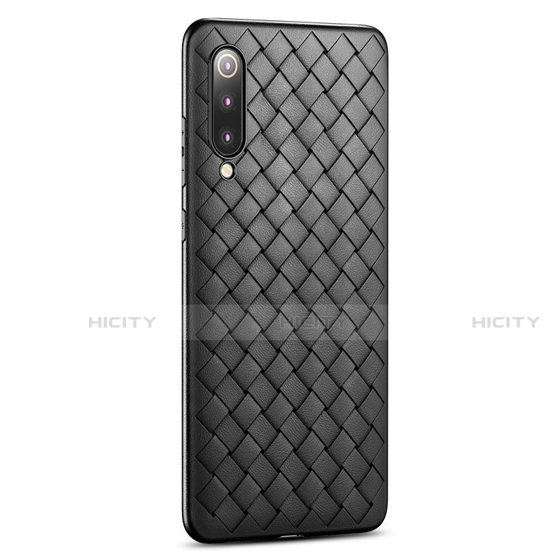 Silikon Hülle Handyhülle Gummi Schutzhülle Leder Tasche für Xiaomi Mi 9 Lite Schwarz