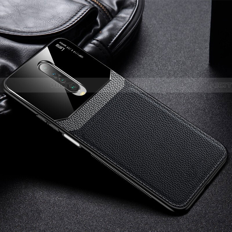 Silikon Hülle Handyhülle Gummi Schutzhülle Leder Tasche für Xiaomi Poco X2 Schwarz Plus