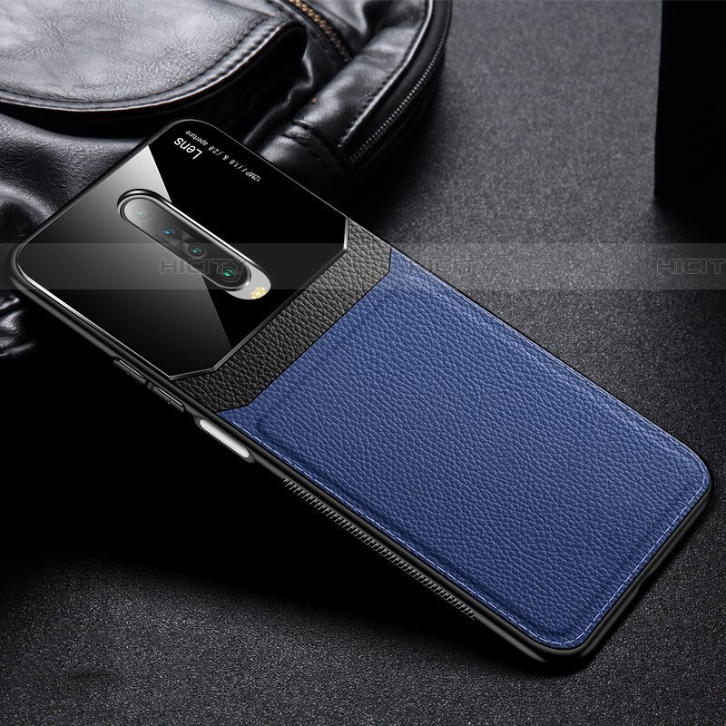 Silikon Hülle Handyhülle Gummi Schutzhülle Leder Tasche für Xiaomi Redmi K30 4G Blau